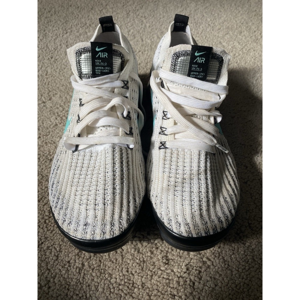 Clean Nike Size 8 Mens Air Vapormax Flyknit 3 Tiffany Blue Shoes View 2